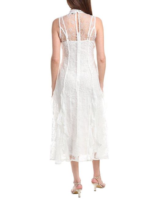 En Saison White Meena Maxi Dress