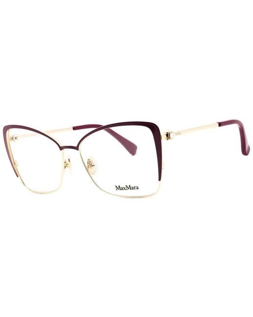 Max Mara Purple 56Mm Optical Frames