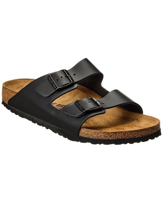 Birkenstock Brown Arizona Bs Narrow Fit Leather Sandal for men