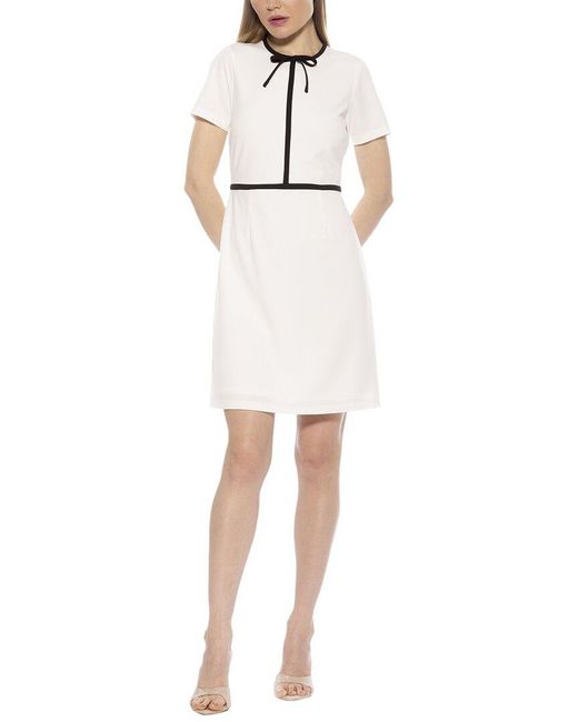 Alexia Admor White Eira A-line Dress