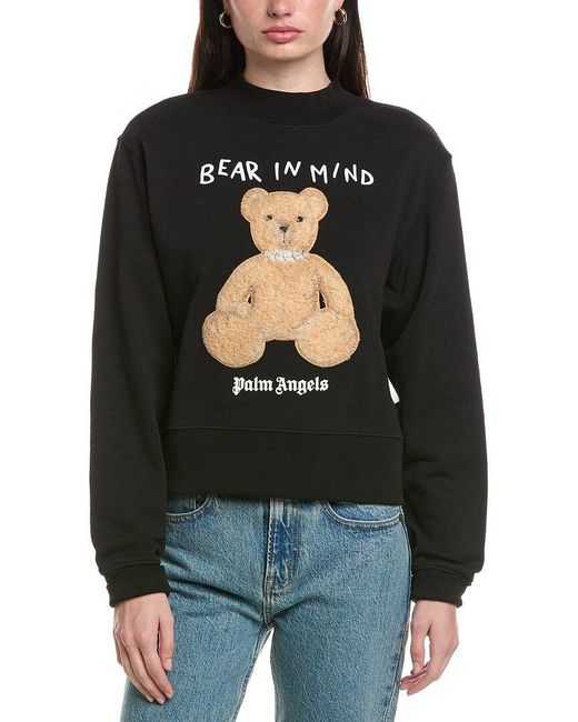Palm Angels Black Crewneck Sweater