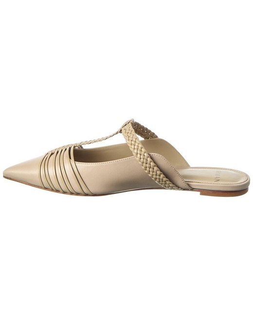 Alexandre Birman Metallic Nessa Woven Leather Flat