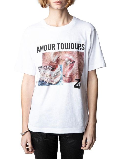 Zadig & Voltaire White Bow T-shirt