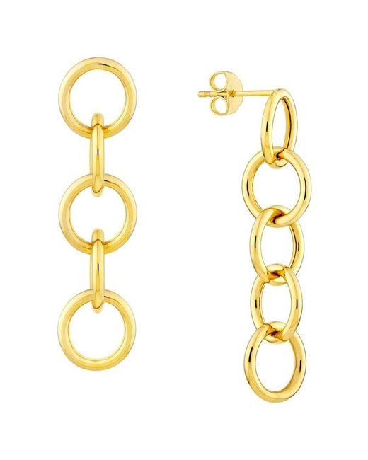 HAWLEY ST Metallic 14K Earrings