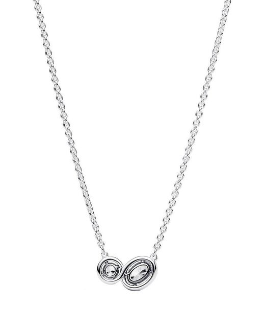 Pandora Metallic Timeless Cz Necklace