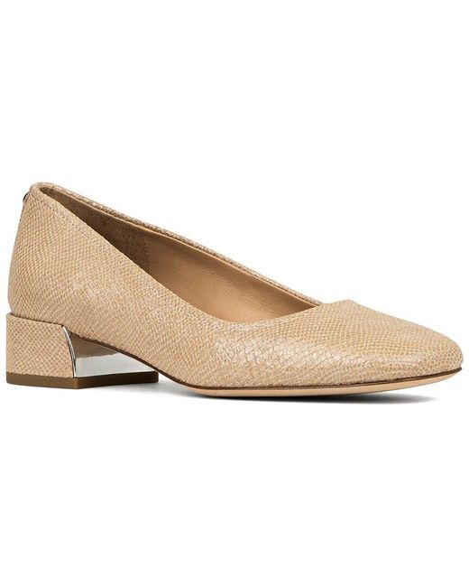 Donald J Pliner Natural Dreww Leather Pump