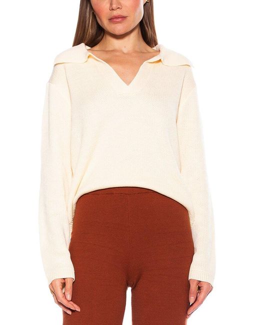 Alexia Admor White Evander Shirt