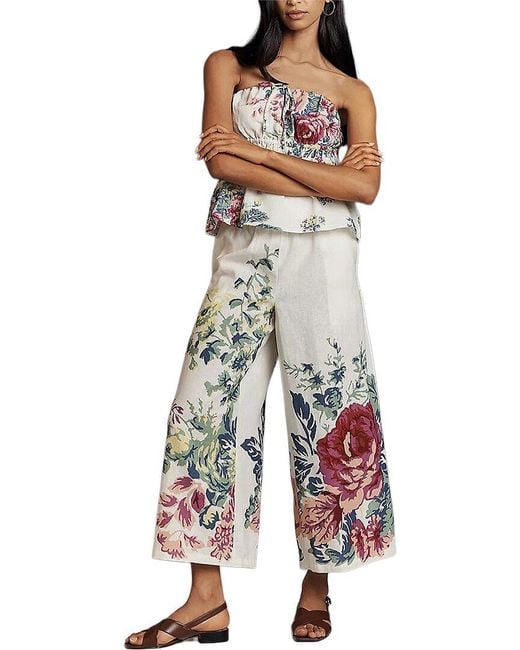Ariele Tesoro White 2Pc Top & Pant Set