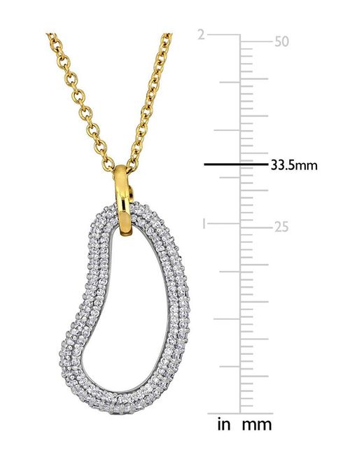 Rina Limor Metallic 14K Two-Tone Pendant Necklace