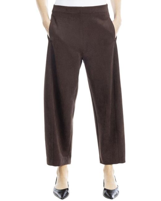 Max Studio Gray Barrel Leg Trouser