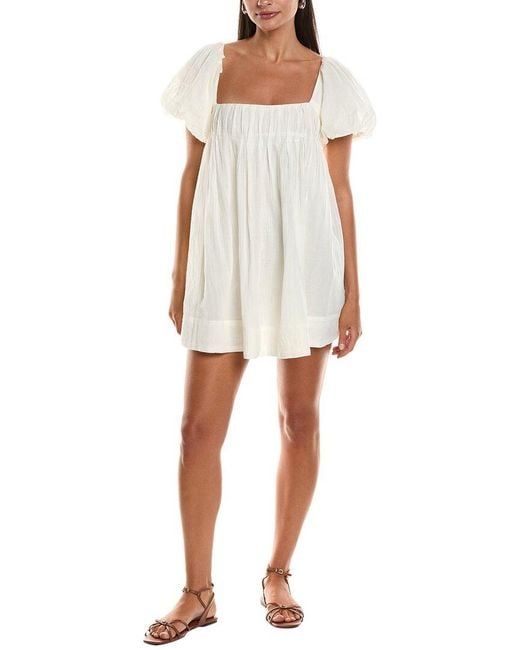 Free People White Marina Mini Dress