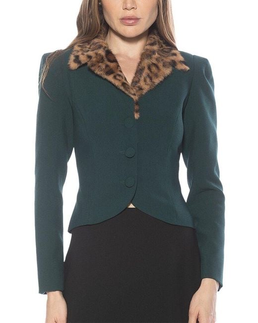 Alexia Admor Green Sabrina Jacket