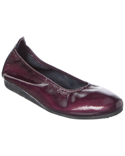 Arche Purple Laius Leather Flat
