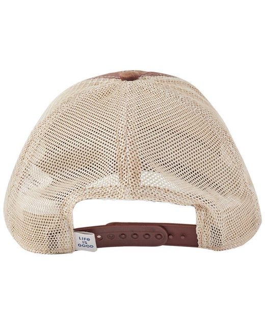 Life Is Good. Pink Cap for men