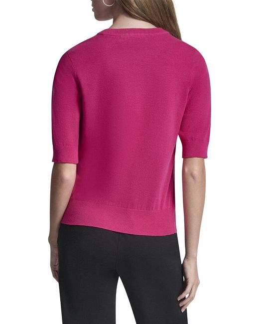 DKNY Purple Sweater Top