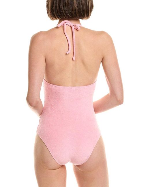 Lisa Marie Fernandez Pink Amber Maillot One-Piece