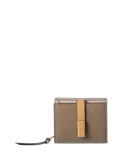 Loewe Natural Compact Zip Leather Wallet