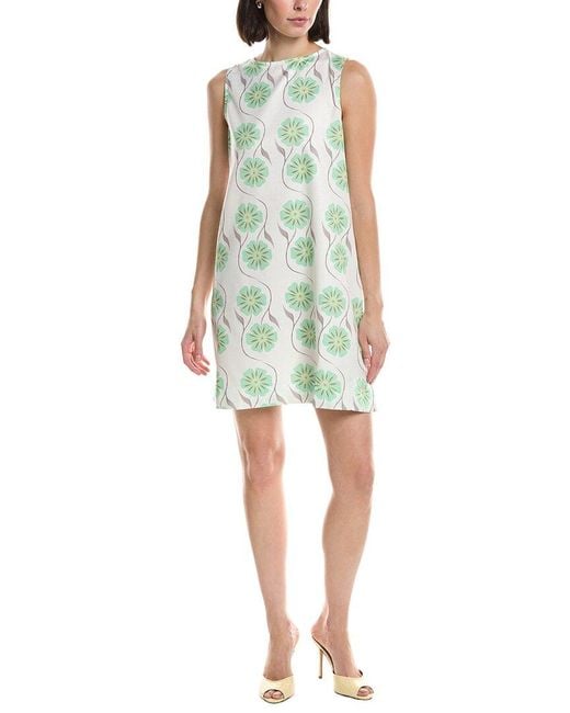 HL Affair Green Sleeveless Mini Dress