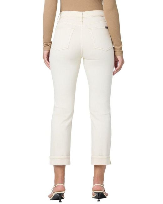 Joe's Jeans White Og Ankle Ecru Straight Leg Jean