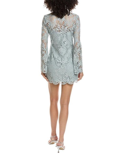 A.L.C. Blue Eden Lace Mini Dress