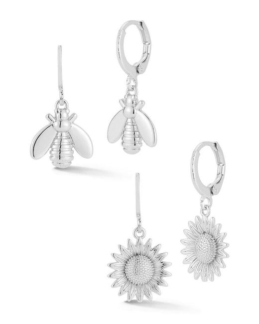 Sphera Milano White Earrings
