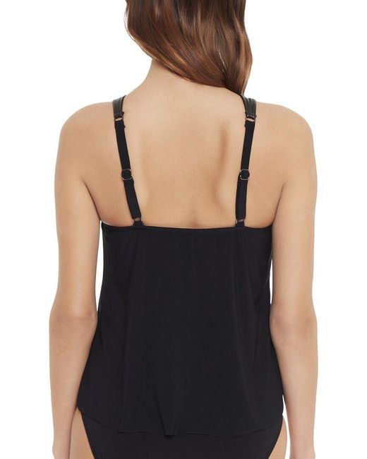 Magicsuitr Black Moto Chic Rachel Tankini
