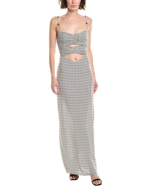 Summer Away Gray Mali Maxi Dress