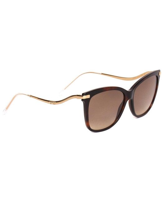 Jimmy Choo Brown Steff/s 55mm Sunglasses