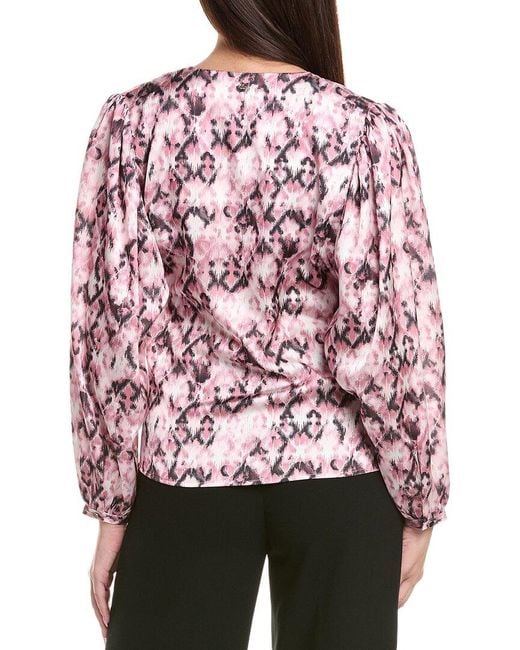 Boss Red Bivie Surplice Top