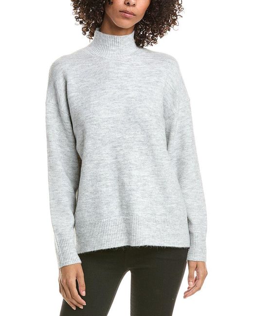 Michael Stars Gray Effy Chunky Turtleneck Sweater