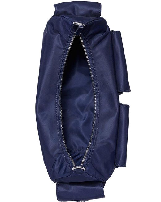 Tory Burch Blue Nylon Convertible Shoulder Bag