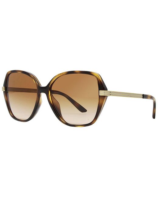 Tory Burch Brown 56Mm Sunglasses