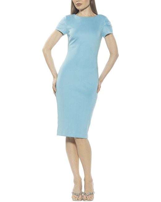 Alexia Admor Blue Crysta Sheath Dress