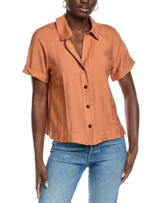 Cabi Blue La Quinta Shirt