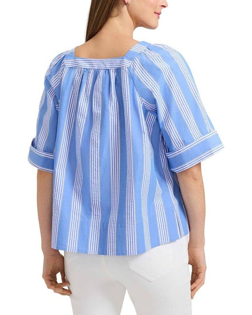 Foxcroft Blue Shirt