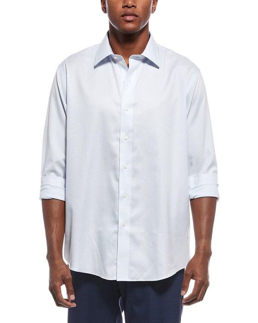 Brooks Brothers White Pattern Button Shirt for men