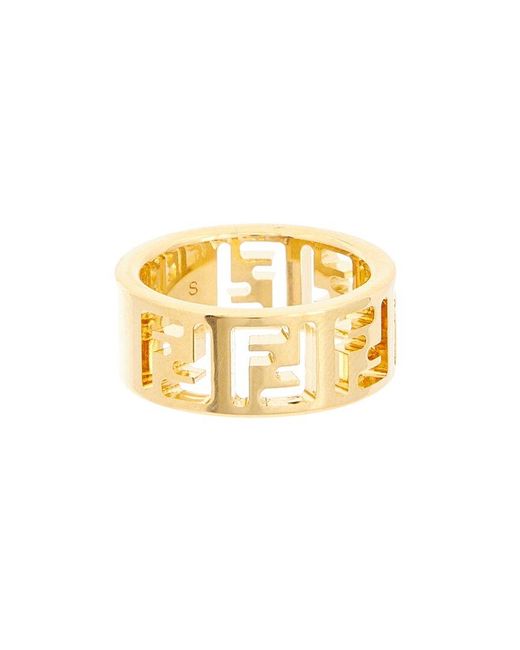 Fendi Metallic Forever Ring