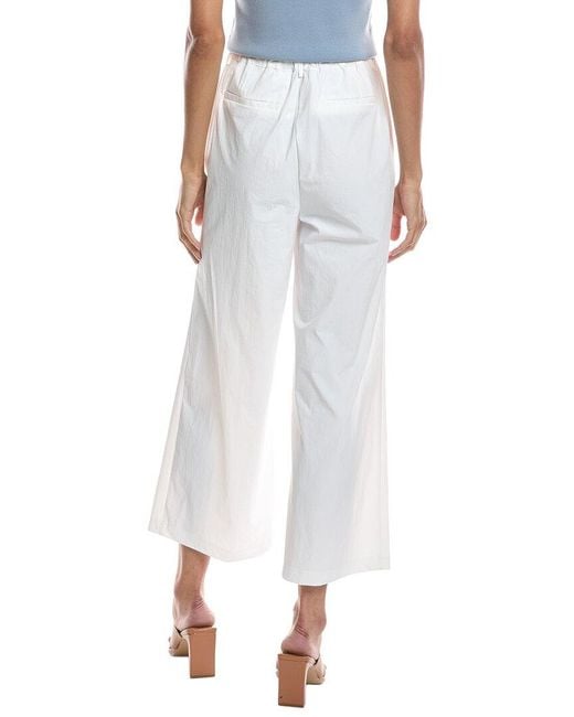 Bernardo White Drawstring Slim Pant
