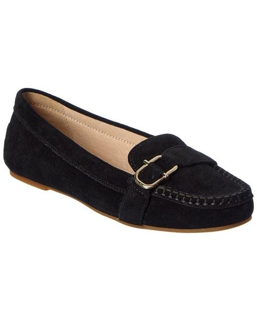 Jack Rogers Blue Hanover Suede Moccasin