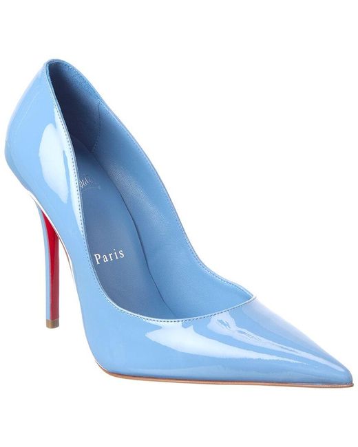 Christian Louboutin Blue Miss Z 100 Patent Pump