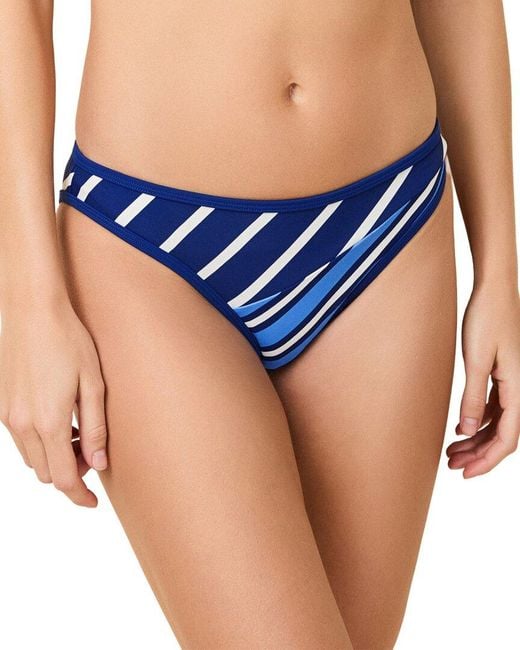 Solid & Striped Blue The Tati Bottom
