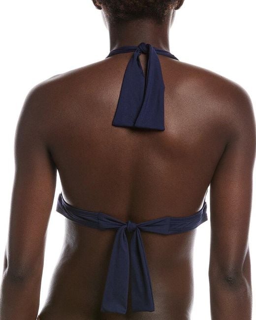 Tommy Bahama Blue Halter Bikini Top