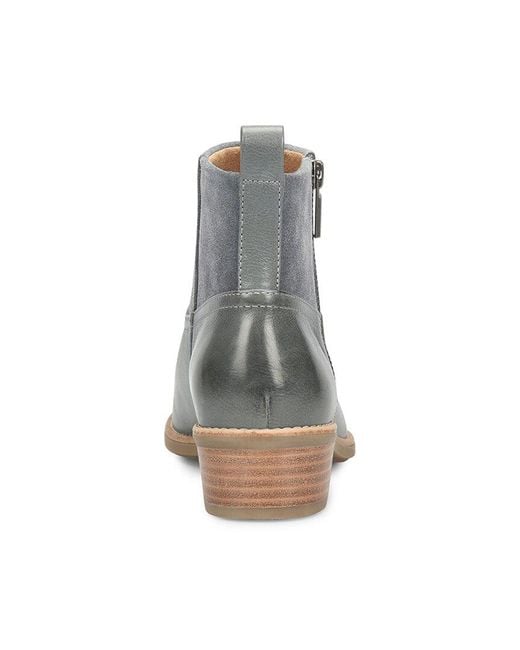 Comfortiva Gray Carter Suede & Leather Boot