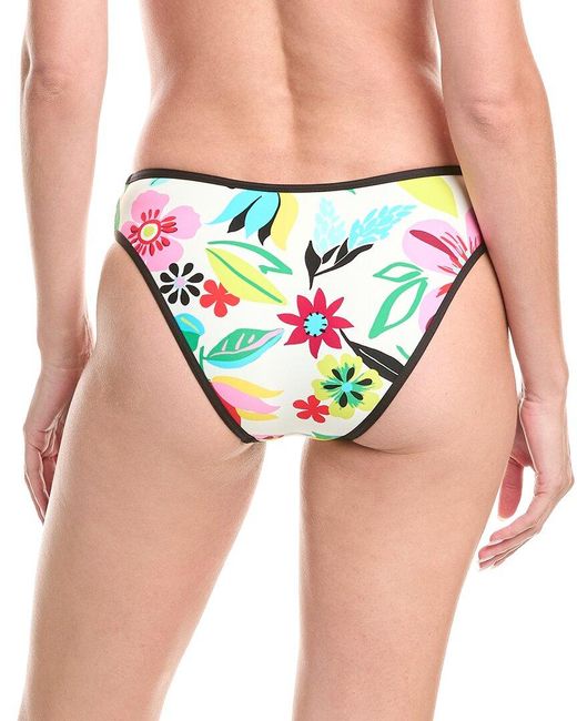 Kate Spade Blue High-Cut Bikini Bottom