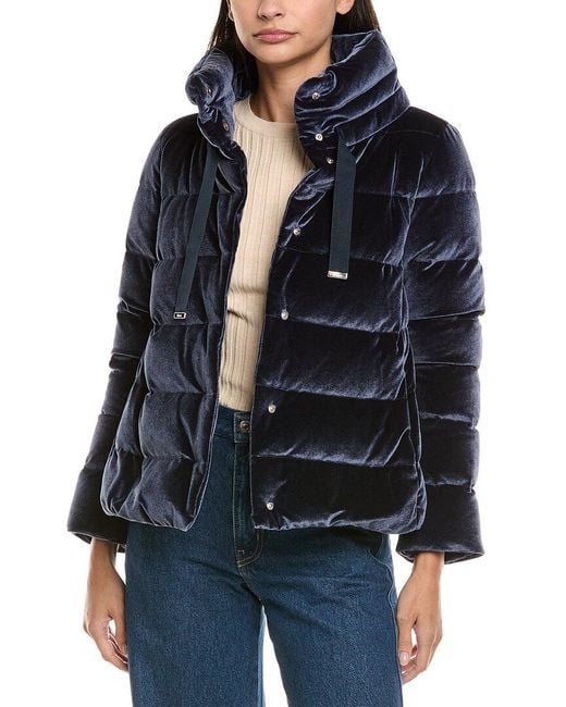 Herno Blue Puffer Down Coat