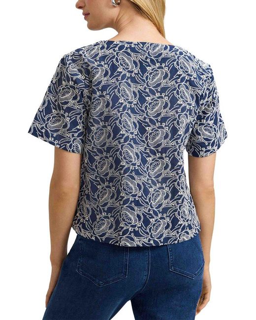 Foxcroft Blue Isabel Shirt