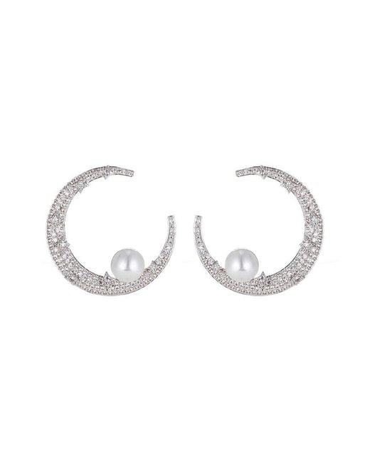 Eye Candy LA Metallic Eye Candy Los Angeles The Luxe Collection Cz Muna Earrings