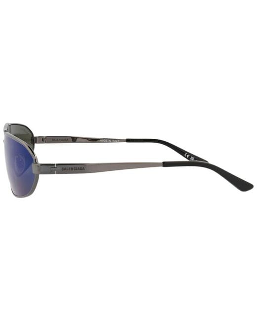 Balenciaga Blue Bb0227S 71Mm Sunglasses for men