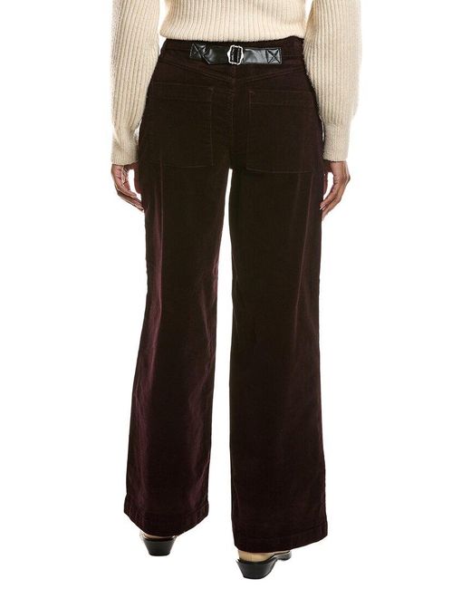 Avec Les Filles Black Corduroy Pant