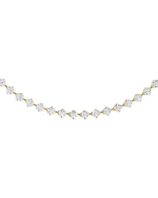 Sabrina Designs Lab Grown Diamonds Natural 14K 20.91 Ct. Tw. Lab-Grown Diamond Tennis Necklace